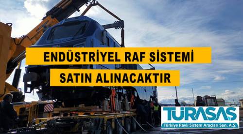 Endüstriyel raf sistemi satın alınacaktır