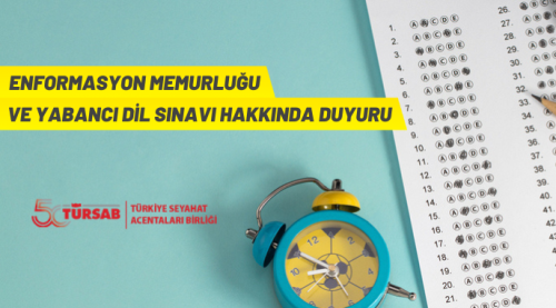 Enformasyon Memurluğu sınavı hakkında duyuru
