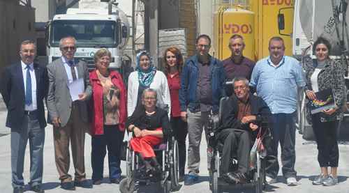 Engelli çalıştıranlara teşekkür ziyareti