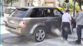Engelli vatandaşa engelli sürücüden şok!