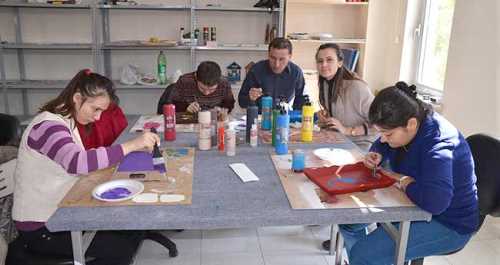 ENGELSİZ AHŞAP BOYAMA KURSU