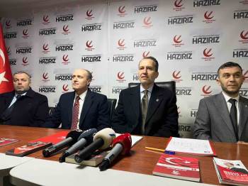 Erbakan: "Masanın Altından Çıkıp Desteğini Açıkça İlan Eden Hdp’Nin Bir Yedek Partisi Var, Yeşil Sol Parti”
