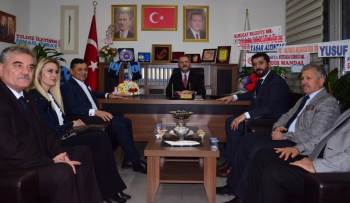 Erbaş Ve Yıldırım’Dan Ceyhun’A Tebrik Ziyareti
