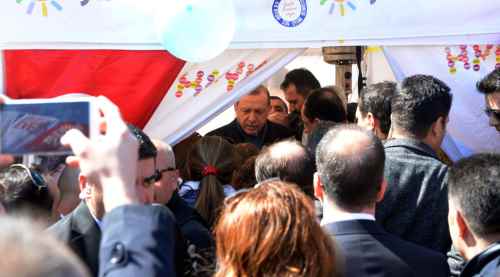 Erdoğan 'Hayır' çadırındaki o görüşmeyi anlattı