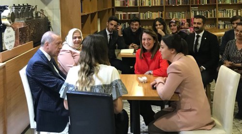Erdoğan, Millet Kıraathanesi’nde