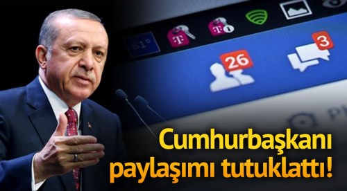 Erdoğan'a hakaret eden kişi tutuklandı