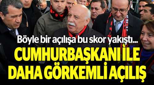 Erdoğan ile görkemli açılış yapacağız