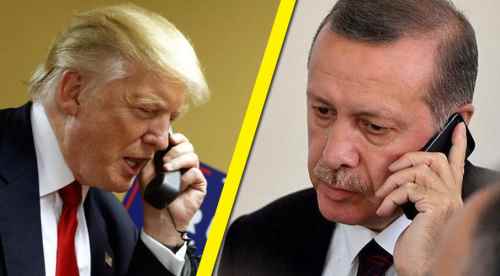 Erdoğan ile Trump arasında flaş görüşme