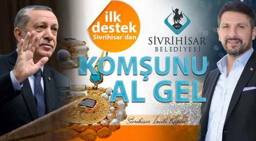 Erdoğan'ın kampanyasına ilk destek Sivrihisar'dan