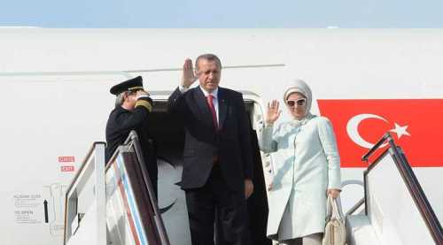 Erdoğan'ın uçağını göremediler çünkü!