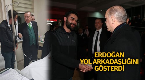 Erdoğan yol arkadaşlığını gösterdi