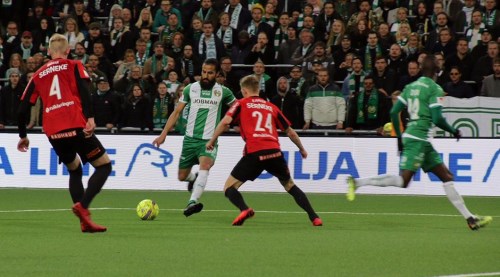 Erkan Zengin'in Hammarby'de ilk maçı