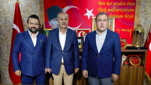 Erman Gölet'ten MHP İl Başkanı Ayhan Sezer'e ziyaret