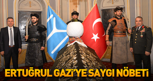 Ertuğrul Gazi'ye saygı nöbeti