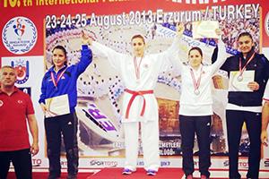 Erzurumda Aybüke fırtınası