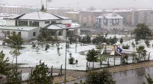 Erzurumlular bu sabah böyle uyandı