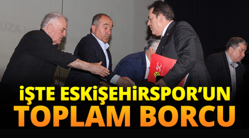 ES ES'in toplam borcu 116 milyon TL