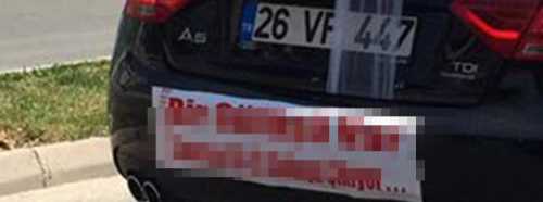 Es Es sevdasını gelin arabasına yazdı