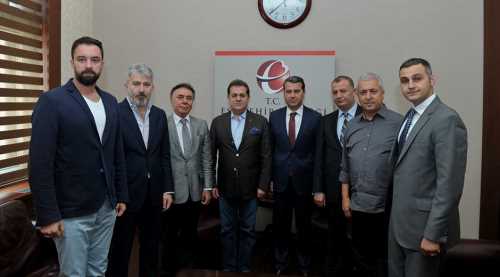 ES ES VALİ ÇELİK'İ ZİYARET ETTİ