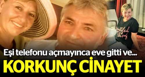 Eşi telefonunu açmayınca eve gitti ve...