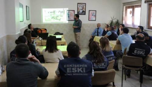 ESKİ personeline afet eğitimi