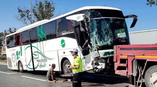 Eskişehir - Ankara yolunda zincirleme kaza: Trafik kilit !