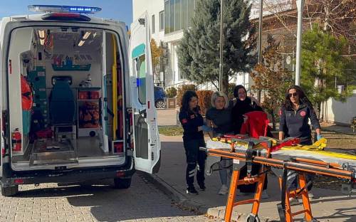 Eskişehir Ambulans Servisi’nden yangın tatbikatı