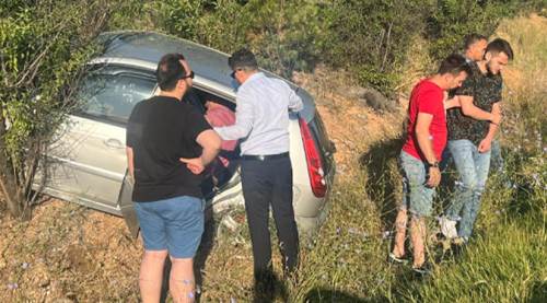 Eskişehir-Ankara yolunda korkutan kaza!