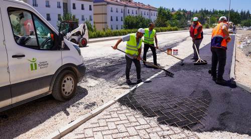 Eskişehir Baksan Sitesi'nde asfalt çalışmaları başladı!