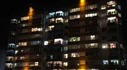 Eskişehir balkonlara akın etti