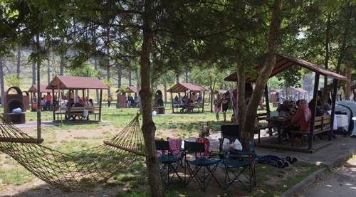 Eskişehir bayramda oralara akın etti!