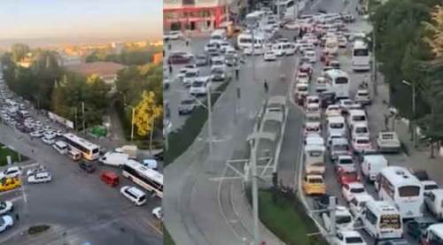 Eskişehir bugün bu görüntüleri konuşuyor! Adeta İstanbul gibi...