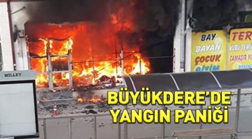 Eskişehir Büyükdere'de büyük yangın!