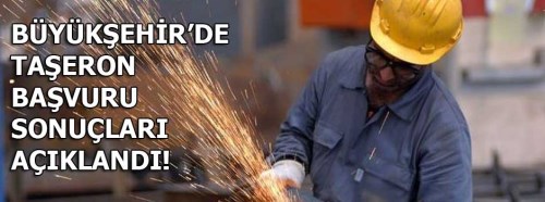 Eskişehir Büyükşehir Belediyesi'nde taşeron başvuru sonuçları açıklandı