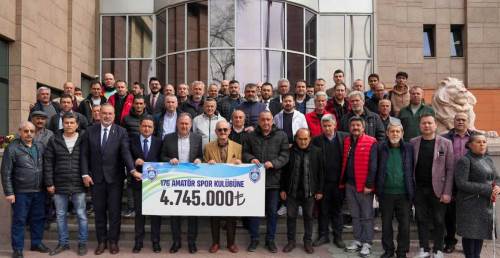 Eskişehir Büyükşehir'den amatör spora tarihi destek!