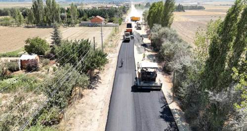 Eskişehir Büyükşehir'den kırsalda büyük yol çalışması!