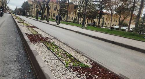 Eskişehir Büyükşehir'den su tasarrufunu destekleyen peyzaj çalışması