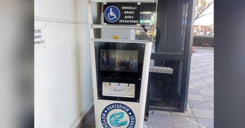 Eskişehir Büyükşehir'in ücretsiz şarj istasyonuna ilgi büyük