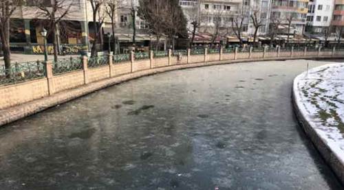 Eskişehir buz kesti, Porsuk dondu