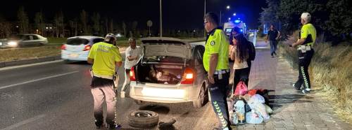 Eskişehir çevre yolunda 2 otomobil çarpıştı, 1 kiş yaralandı!