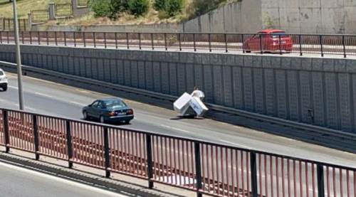 Eskişehir çevre yolunda her gün başka bir manzara