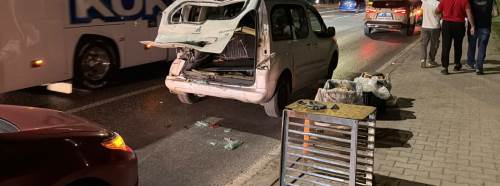 Eskişehir çevreyolunda zincirleme kaza! 4 araç birbirine girdi