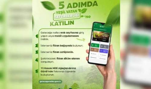 Eskişehir’de “5 Adımda Yeşil Vatan Seferberliği” başladı