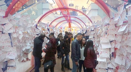 Eskişehir'de 'aşk tüneli' sürprizi