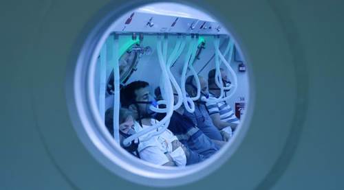 Eskişehir'de "deniz altı" tedavisi