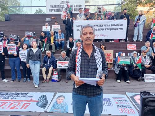 Eskişehir'de "Gazze için sessiz kalma" çağrısı