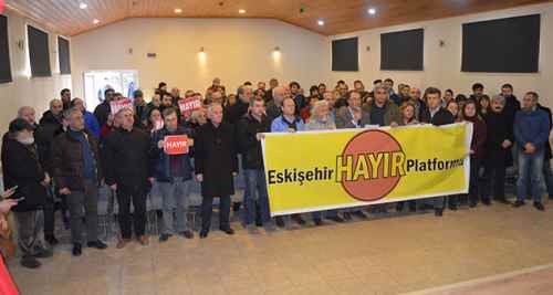 Eskişehir'de 'Hayır Platformu' kuruldu 