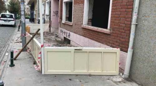 Eskişehir'de "kapı" ile inşaat önlemi aldılar!