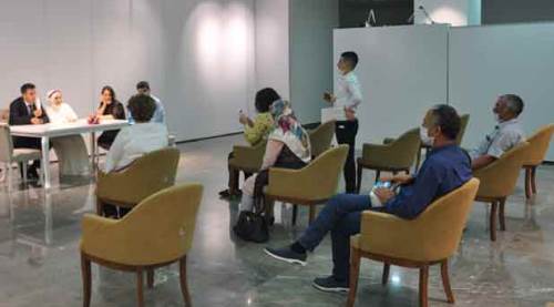 Eskişehir'de "mesafeli" nikahlar kıyıldı
