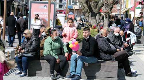 Eskişehir'de "pazar güneşi" keyfi!
